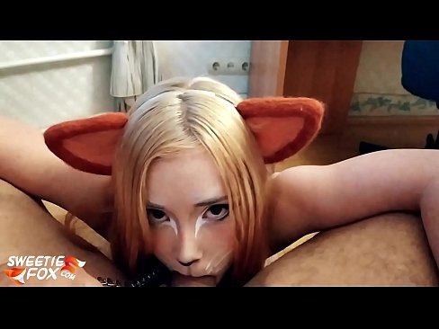 ❤️ Кицунэ заглотить хуй и сперма в рот ️ Русское порно на нашем сайте ☑